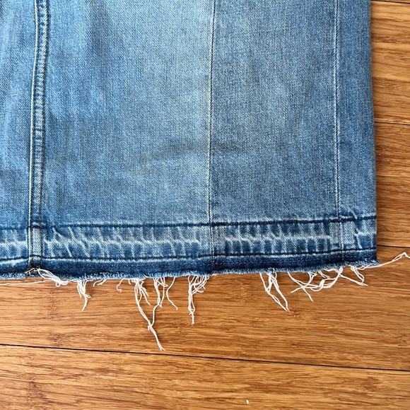 Gap Tall 28 Classic Two Tone Denim Skirt - Picture 3 of 7